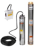 Pompa Submersibila Rezistenta la Nisip, IBO 4SDM 3/18, 1.5 KW, 94 l/min, H Refulare 135 m + 20 m cablu