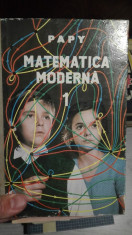 Matematica moderna, vol. 1- Papy foto