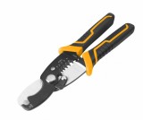 Cleste Multifunctional TOLSEN, Taiere, Fixare, Indoire, Otel SK5, Industrial, Ergonomic, Decupare Cablu, Crimp, 16-8 AWG