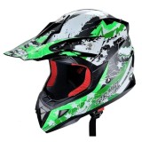 Casca De Protectie Pentru Motociclete Si Atv-Uri, Culoare Verde, Marime Xs, Hecht54915Xs
