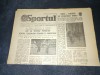 ZIARUL SPORTUL 22 FEBRUARIE 1984 ETAPA
