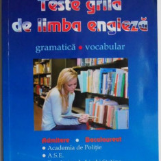 Teste grila de limba engleza. Gramatica, vocabular – Mihaela Cherces