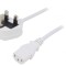 Cablu Alimentare 3x1mm2 5m Alb 3A