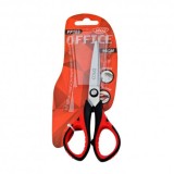 Foarfeca Birou Daco Office, 15cm, Otel, Maner Cauciucat, Varf Rotunjit - Ideala Hartie, Carton, Textile