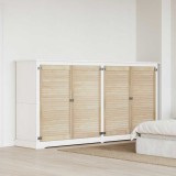 Cumpara ieftin Uși de cabinet 4 pcs Maro 110 x 59.5 x 2.1 cm Lemn masiv de pin