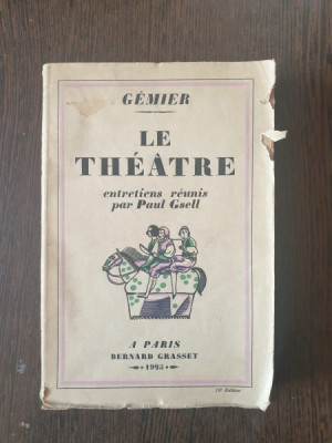 Gemier - Le Theatre foto