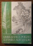 Florin D. Popescu - Limba si stilul poeziei lui Vasile Alecsandri