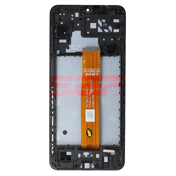 LCD+Touchscreen cu Rama Samsung Galaxy A04S / A047 BLACK COMPATIBIL