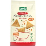 Mini Crackers proteici cu linte rosie fara gluten, eco