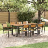 VidaXL Scaun pentru Grădină 8 pcs Maro 56 x 57 x 87cm