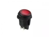 Comutator ON/OFF LED rosu 12V 2 Pini