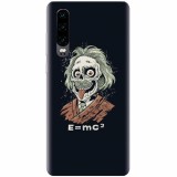 Husa silicon pentru Huawei P30, Albert Einstein Caricature