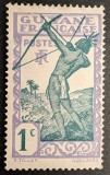 Guyana Franceză &ndash; Timbre 1c &ndash; Arcaș Indigen &ndash; Colonie Franceză &ndash; Neuzat / Folosit
