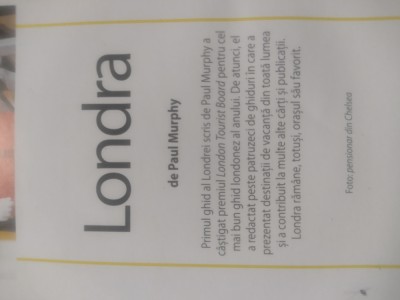 Ghid Turistic Londra / cu hartă foto