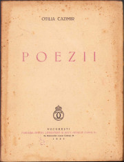 HST C739 Poezii 1939 Otilia Cazimir foto