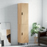 vidaXL Dulap &icirc;nalt, stejar sonoma, 34,5x34x180 cm, lemn prelucrat