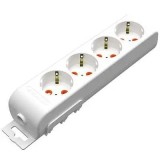 Bloc prelungitor electric 4 prize schuko 16A 3500W alb Ri-tech Mutlusan 001 175 410001 00 00