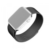 Curea Fixed Mesh pentru Apple Watch 42mm / 41mm / 40mm / 38mm Series, Neagra