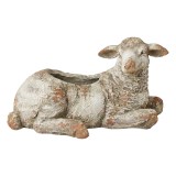 Cumpara ieftin Ghiveci flori Oita ceramica bej 58x31x33 cm