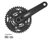 Angrenaj Pedalier Shimano Deore MTB, 40X30X22T, Brat 175MM,10 Viteze Pe Spate, F... Cod:EFCMT500EX002X
