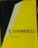 I. Negoitescu - E. Lovinescu