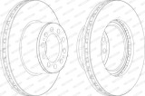 FERODO FCR323A PREMIER Disc frana