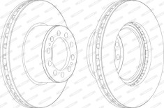 FERODO FCR323A PREMIER Disc frana