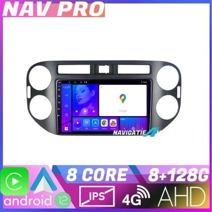 Navigatie VW Tiguan 2009 2015 EDOTEC-LITE Android Ecran 720P Octa Core 8 128 Carplay CarStore Technology