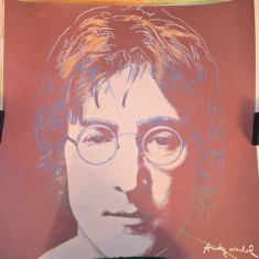 Andy Warhol - John Lennon, litografie originala