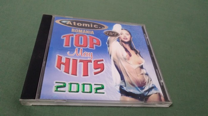 CD ATOMIC ROMANIA TOP HITS MAY 2002 ORIGINAL