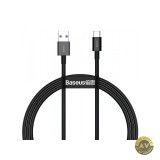 Cablu Date si Incarcare USB-A - USB-C Baseus Superior Series 66W 1m Negru CATYS-01