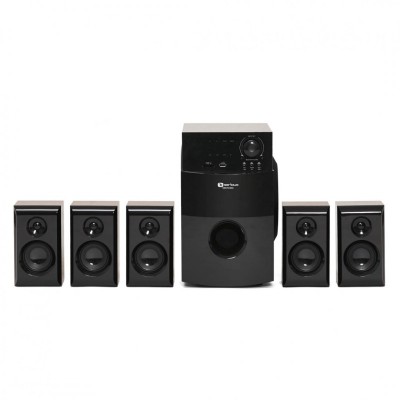 Set boxe SoundBoost Serioux, 140 W, 5 sateliti, tip 5.1, Maro/Negru foto