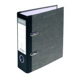 Biblioraft A4 Noki, carton marmorat, 7 cm, negru