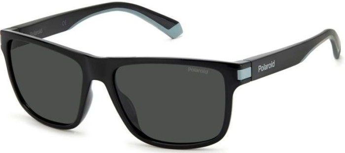 Ochelari de Soare POLAROID PLD 2123/S 08A/M9, 57mm, Negru-Gri