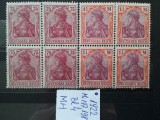 1922-Complet set-Bl.4-MH-Perfect, Nestampilat