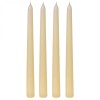 Set Lum&acirc;nări Decorative Sfeșnic, Ecru, 2.5x25cm, 4 Bucăți, Oem