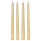 Set Lum&acirc;nări Decorative Sfeșnic, Ecru, 2.5x25cm, 4 Bucăți
