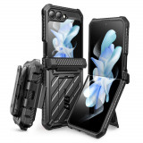 Husa Supcase Unicorn Beetle Pro pentru Samsung Galaxy Z Flip 5 Negru, Carcasa