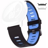Curea din silicon compatibila cu Samsung Galaxy Watch8 44mm, Black Yale