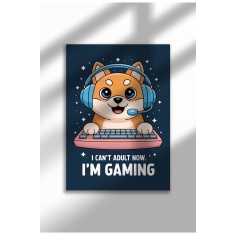 sarcasm_16|Poster cu animale drăguțe și amuzante, imprimare digitală pe p&acirc;nză, artă murală cu jocuri și umor, fără ramă | A4 (21 x 29.7 cm) - sarcasm_