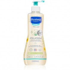 Mustela Bébé Stelatopia ulei baie de pentru copii și corp pentru piele atopica 500 ml