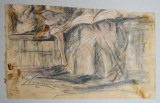 Vivi Vararu tehnica mixta 1941, Scene gen, Carbune, Altul