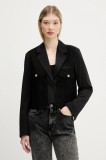 Karl Lagerfeld Jeans geacă culoarea negru, de tranzitie, A3W14019