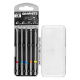 Set biti surubelnita Graphite 100 mm, 5 piese SL4 PH2 PZ1 PZ2 TX20