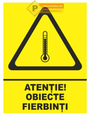 Indicator pentru obiecte fierbinti foto
