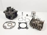 Kit Cilindru Set Motor + Chiuloasa Scuter Yamaha MBK BOOSTER 49cc 50cc AER