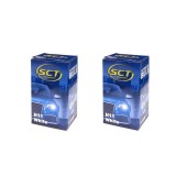 Set 2 Becuri Auto H11, 12V, 55W, White SCT, Halogen, Tip Soclu H11, Faruri, Lumina Alba