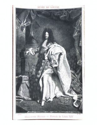 Portrait de Louis XIV - Carte postala Franta - Mus&amp;eacute;e du Louvre foto