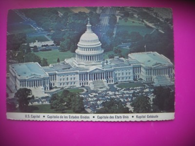 HOPCT 7515 CAPITOLIUL WASHINGTON DC -SUA-AMERICA DE NORD -CIRCULATA foto