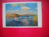 HOPCT 23706 LACUL- ISAAK LEVITAN 1860-1900 - RUSIA --MUZEE - CP PICTURA --NECIRCULATAMUNTII